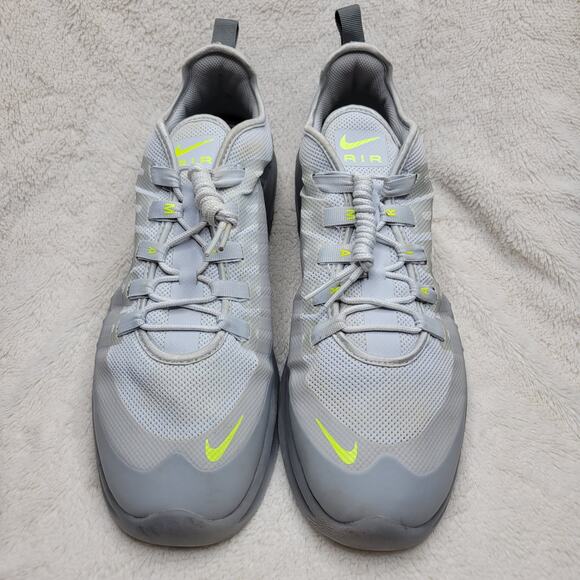 NIKE Air Max AXIS Pure Platinum Grey/Neon-Volt/Cool Grey AA2146-010✨️Mens 13 - Picture 2 of 13